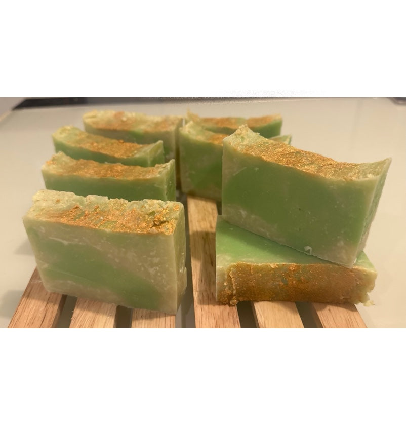 Cool cucumber soap