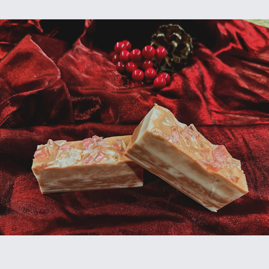 Apple cider and falling leaves shea butter bar soap