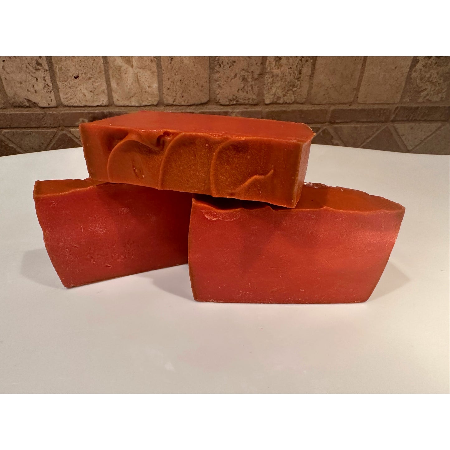 Strawberry pound cake cold process soap